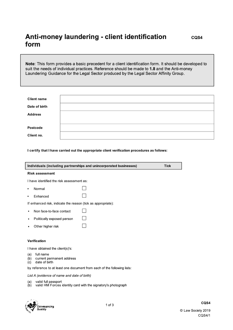 15++ Hmrc money laundering registration form info