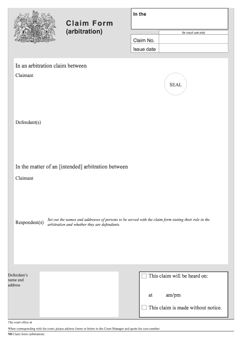 n8-claim-form-arbitration